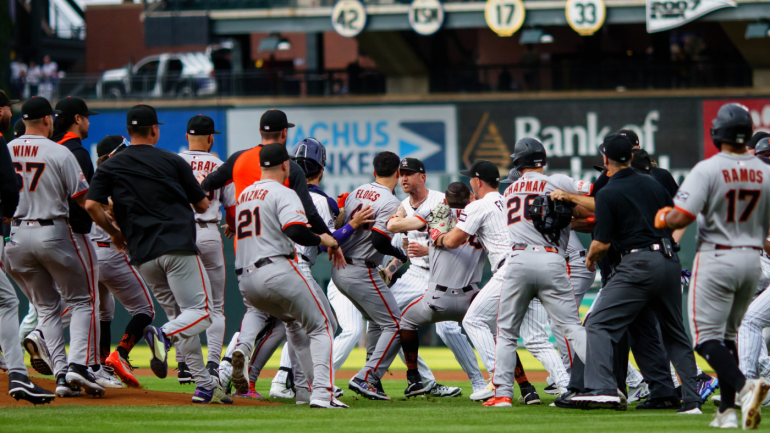 Matt Chapman has been suspended, while Kyle Freeland and others have received fines due to the brawl between the Giants and Rockies that occurred after Rafael Devers hit a home run.