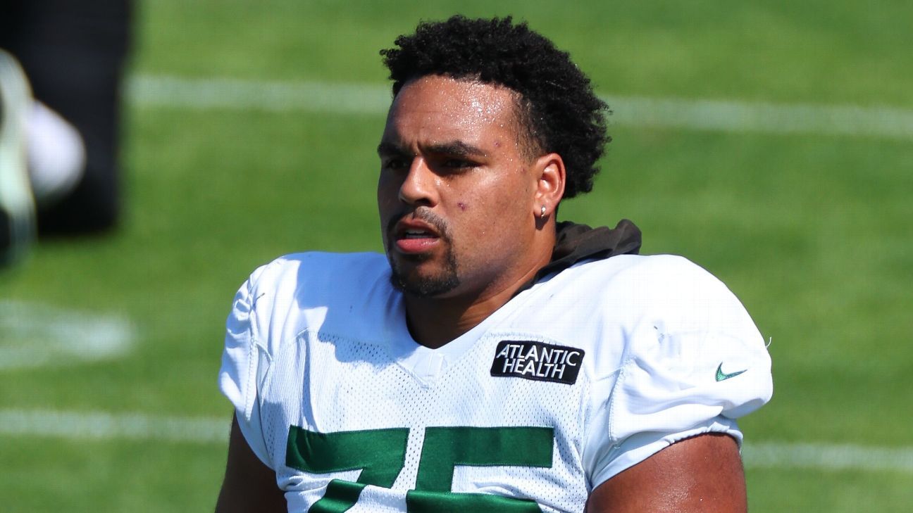Source: Jets’ Vera-Tucker (triceps) out for season