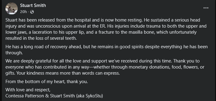 Wrestler Syko Stu Released from Hospital Following Attack by Raja Jackson – Shares Statement