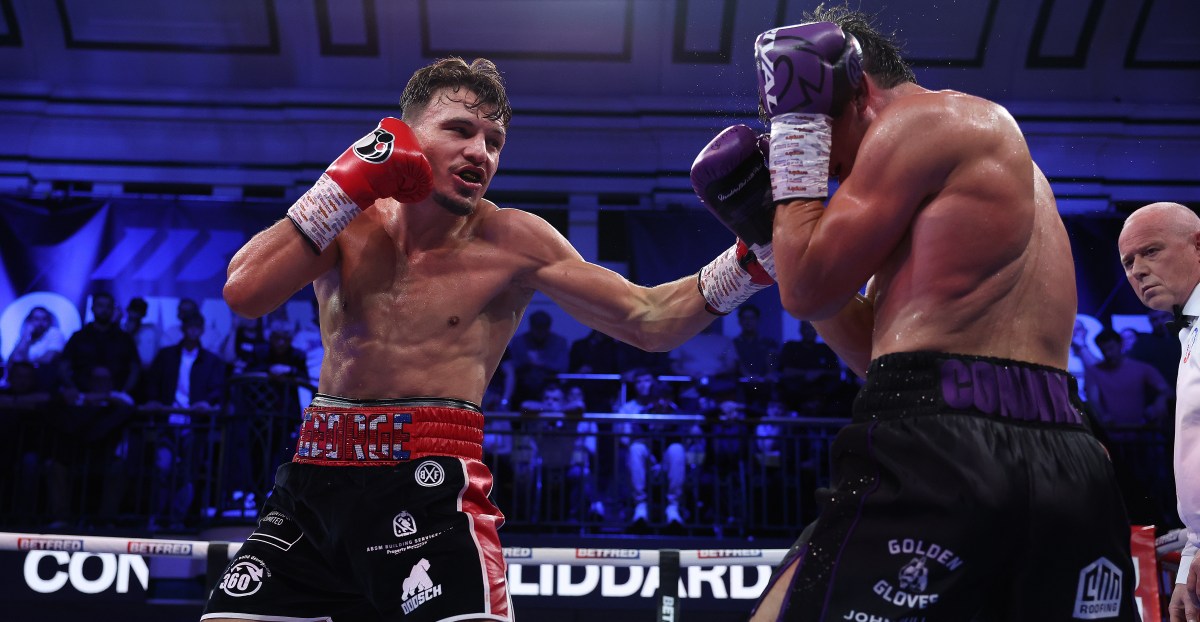George Liddard dominates Kieron Conway, takes British and Commonwealth titles