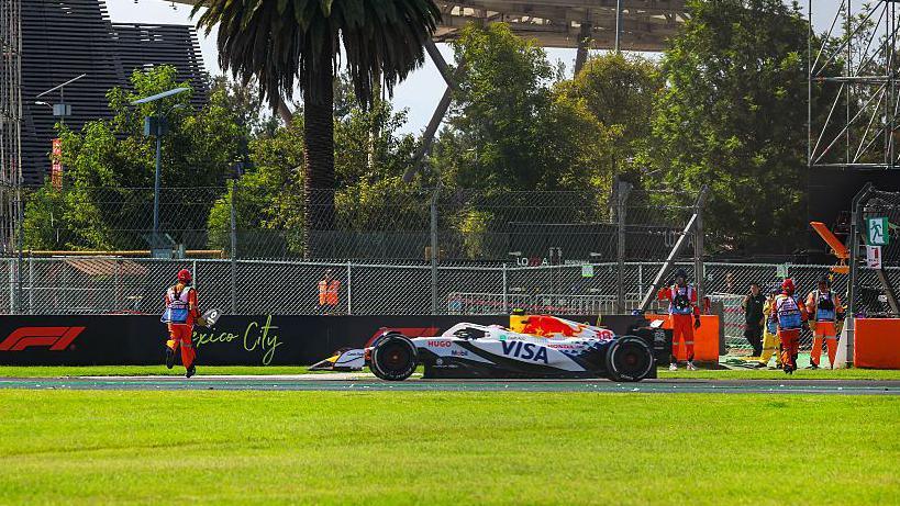 Mexico City Grand Prix: Liam Lawson has near miss with F1 marshals