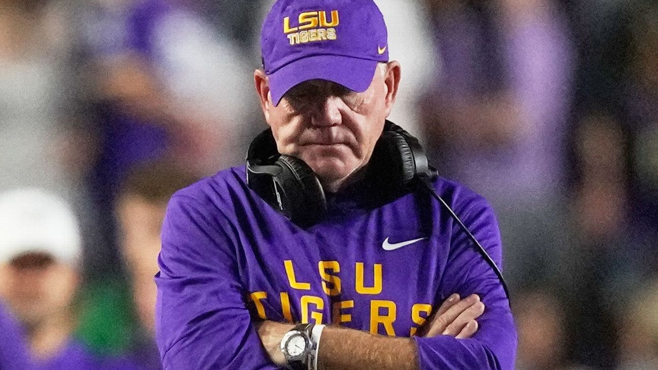 Sources: LSU officials discussing Kelly's future