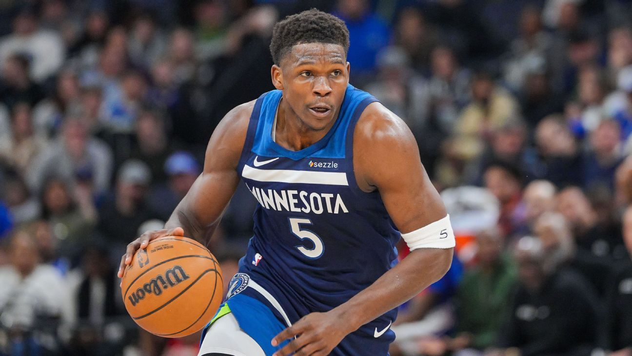 Sources: Wolves star Edwards to miss 2 weeks