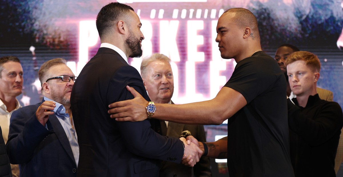 ‘This is a good example of we will fight anyone’: Joseph Parker and Fabio Wardley ready to mix it up