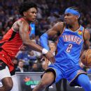 Thunder's Caruso suffers concussion, in protocol