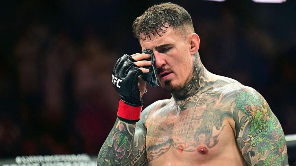 UFC 321 results: Tom Aspinall retains heavyweight title in no contest after eye poke from Ciryl Gane