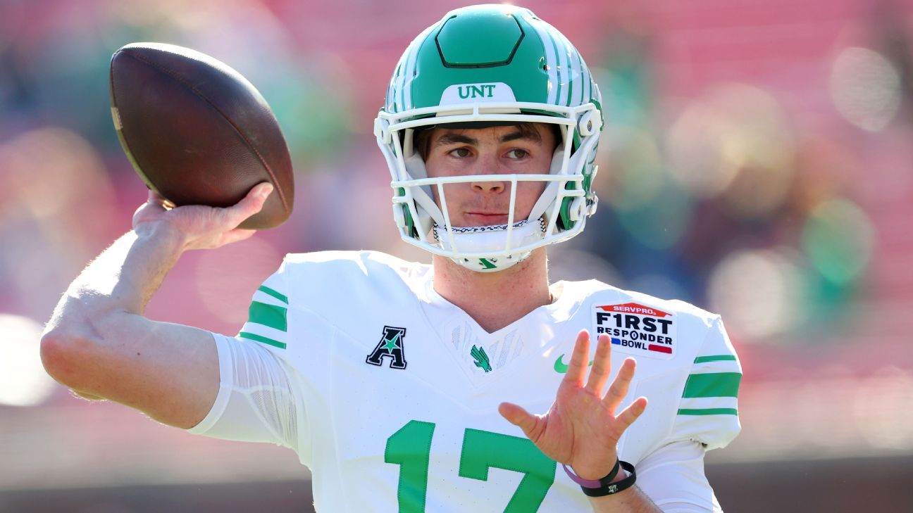 UNT QB Mestemaker has record 608 yards in win