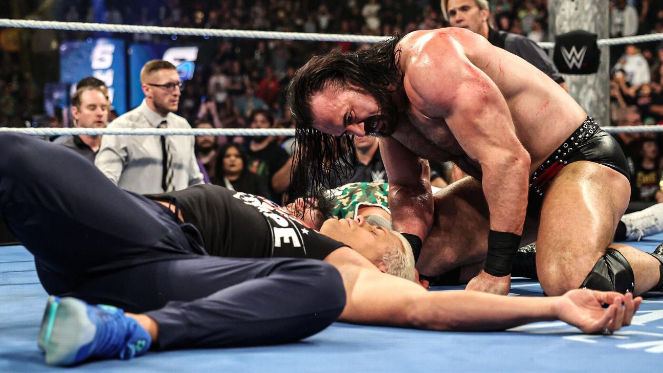 WWE 'SmackDown' highlights: McIntyre heats up title match against Rhodes