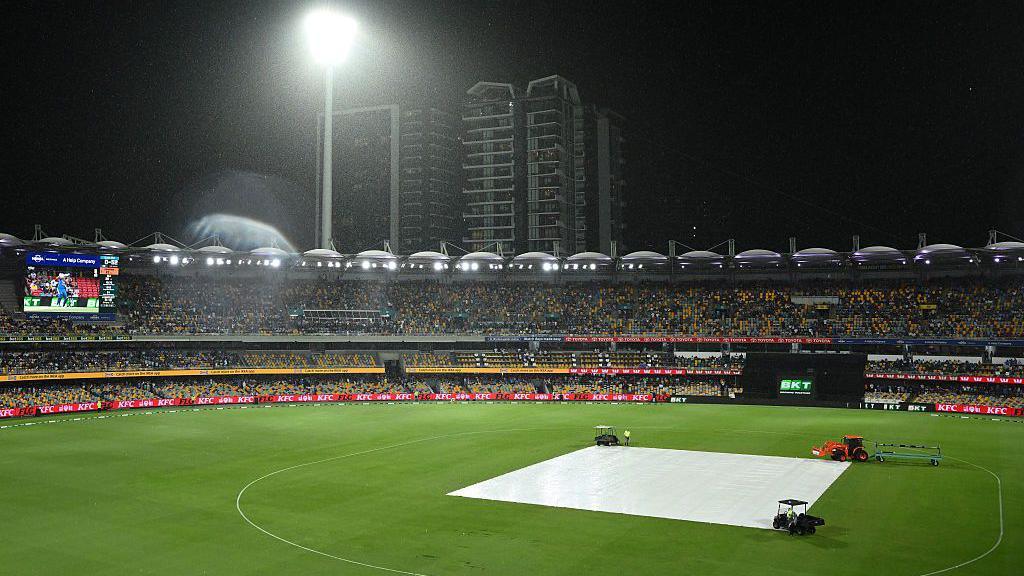 Australia v India: Tourists take T20 series after final match in Brisbane washed out