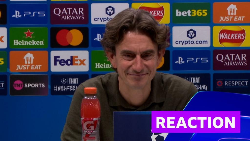 Champions League: 'Like Lionel Messi' - Thomas Frank stunned by Micky van de Ven goal