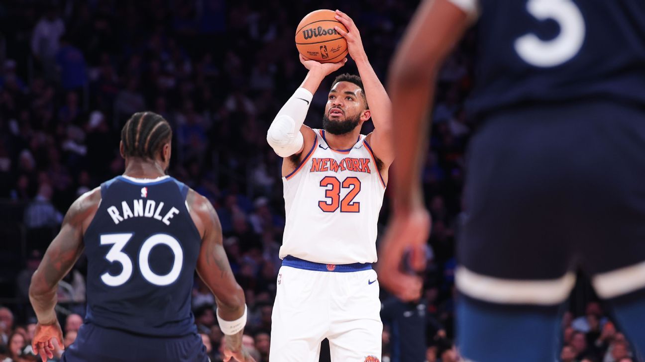 KAT ‘still stunned’ by trade as Knicks rout Wolves