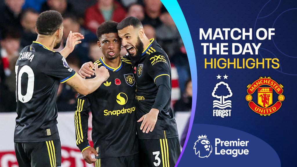 Late Amad strike secures Man Utd draw in exciting match at Forest