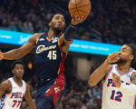 Mitchell's season-high 46 points lead Cavaliers to 132-121 victory over 76ers