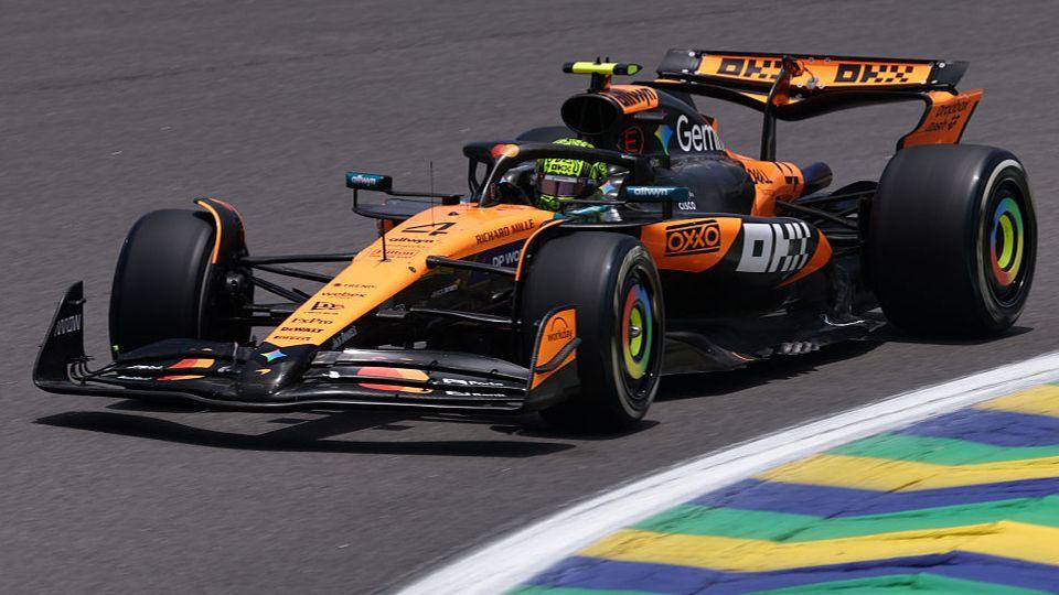 Sao Paulo Grand Prix: Lando Norris heads Oscar Piastri in Interlagos practice