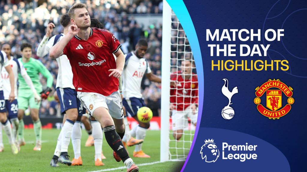 Spurs and Man Utd share points after chaotic climax
