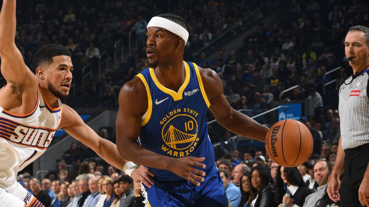 Warriors’ Butler exits against Suns due to back pain