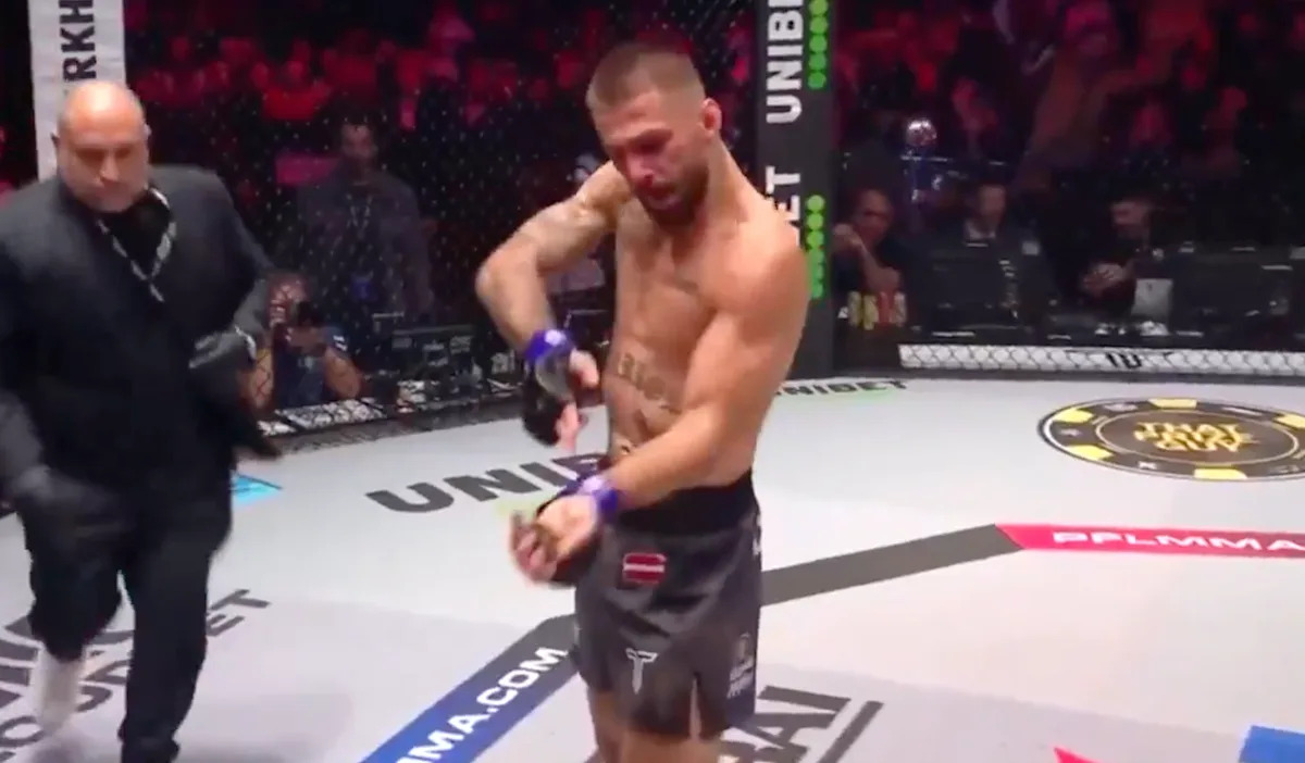 Aleksandr Chizov KOs Connor Hughes, then blasts him with 'shotgun' in PFL final