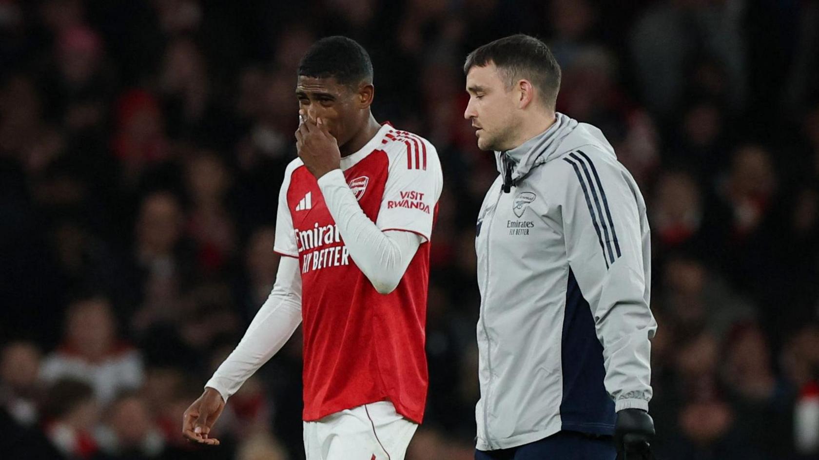 Arsenal's Mosquera could be out for at least six weeks