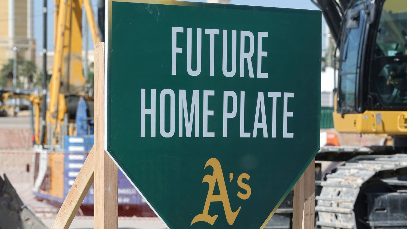 A’s say Vegas stadium on track for 2028 opening