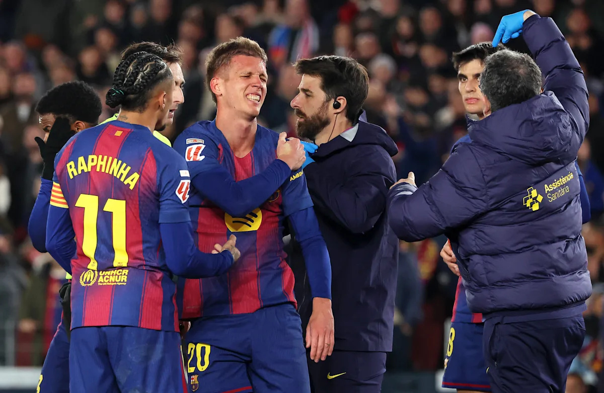 Barcelona don’t expect Dani Olmo back in time for Espanyol clash
