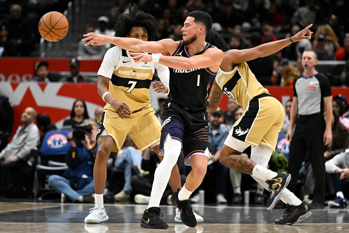 Brooks, Gillespie lead streaking Suns past improving Wizards, 115-101