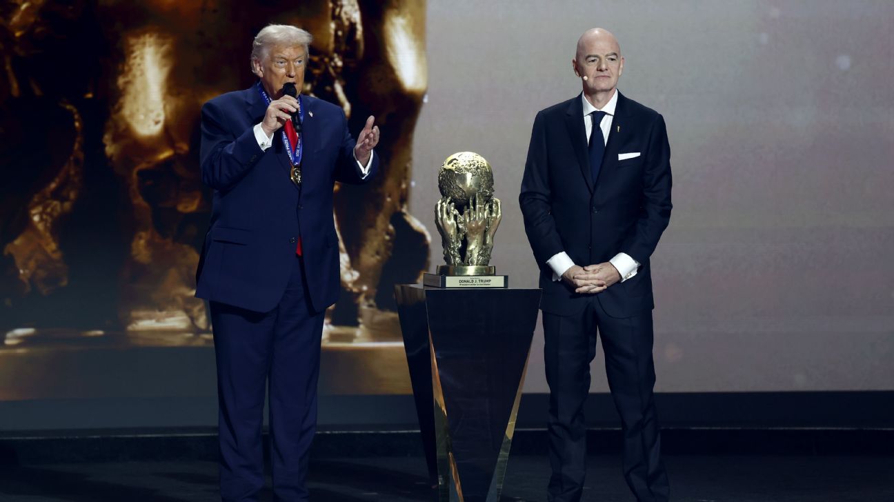 FIFA awards new peace prize to Donald Trump