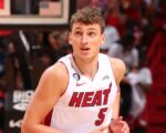 Heat's Jovic exits vs. Raptors with elbow injury