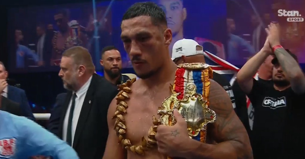 Jai Opetaia brutally knocks out Cinkara, but not happy with performance