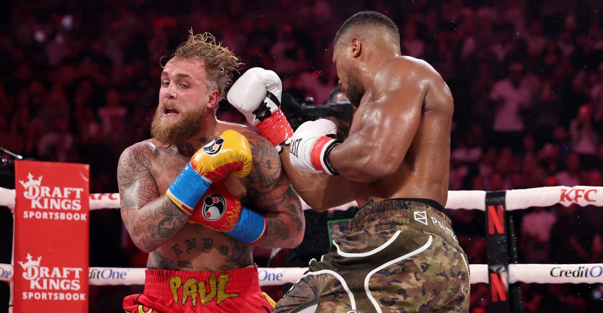 Jake Paul vs Anthony Joshua result: Anthony Joshua knocks out Jake Paul in sixth round
