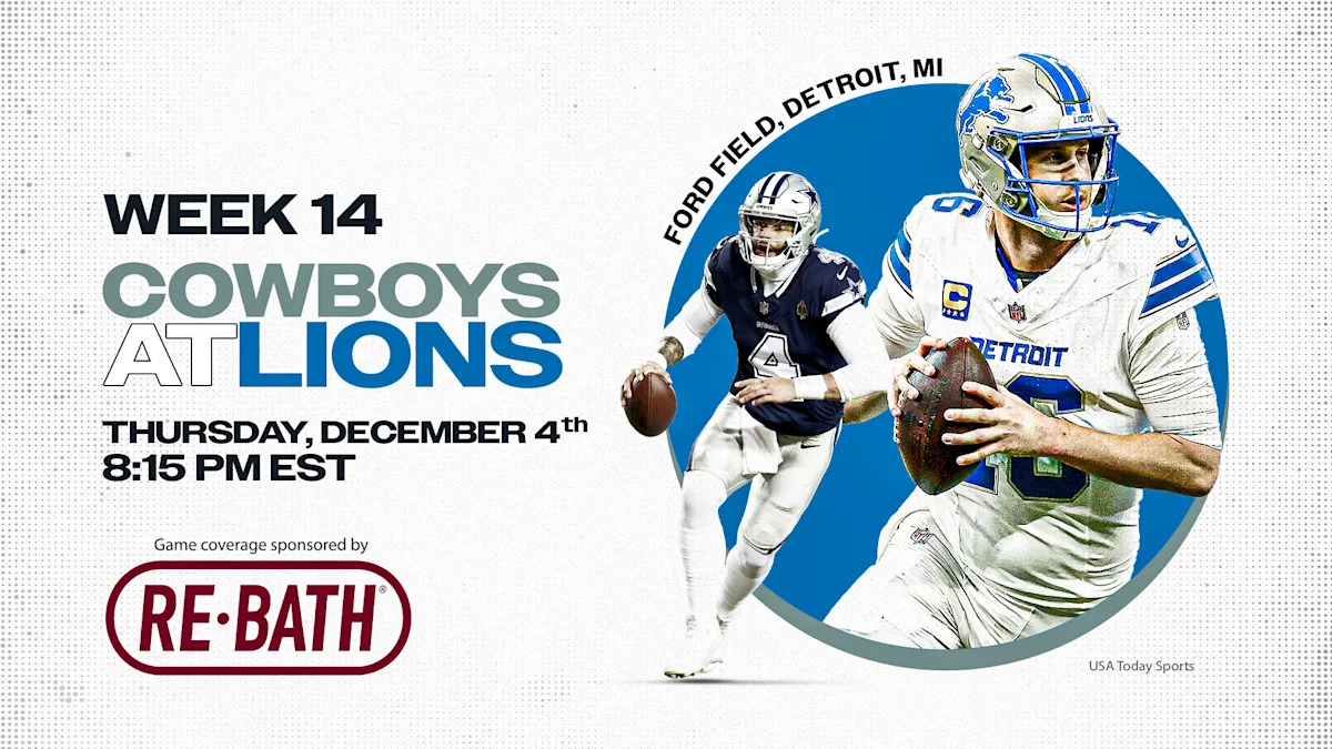 Live updates from Lions' Thursday night showdown with Cowboys