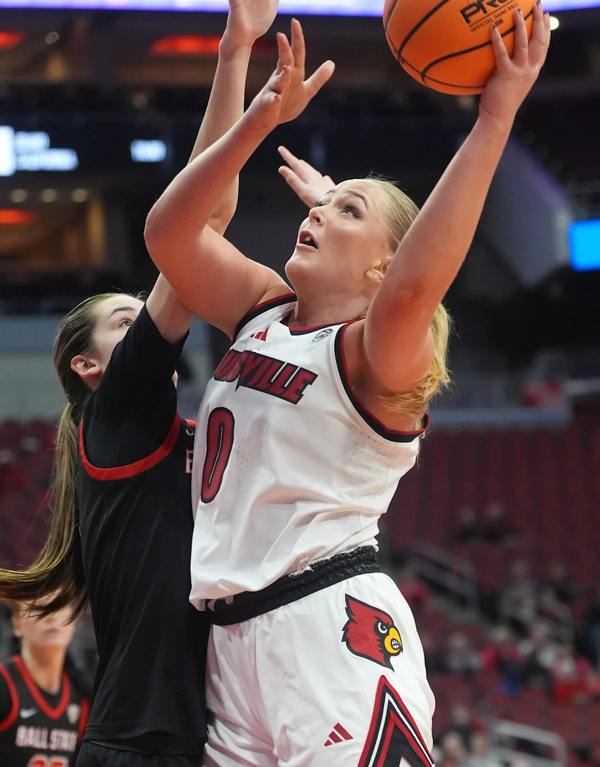 Louisville women’s basketball routs Ball State ahead of North Carolina