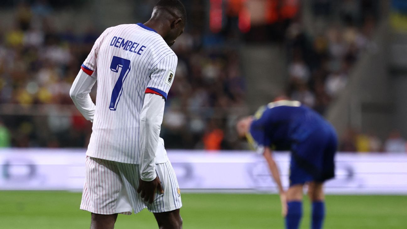 PSG's Dembélé, Chevalier set to miss Athletic showdown