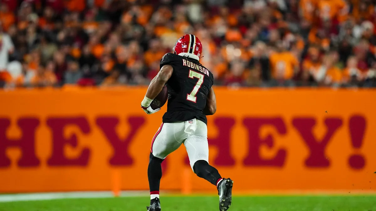 Raheem Morris: Bijan Robinson is the NFL's best player, sorry he won't be in the playoffs