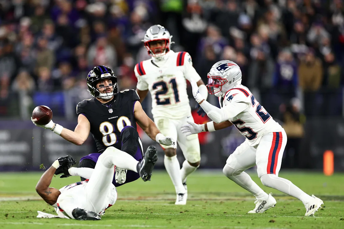 Ravens’ Mark Andrews accepts accountability for his failed lateral in loss to Patriots