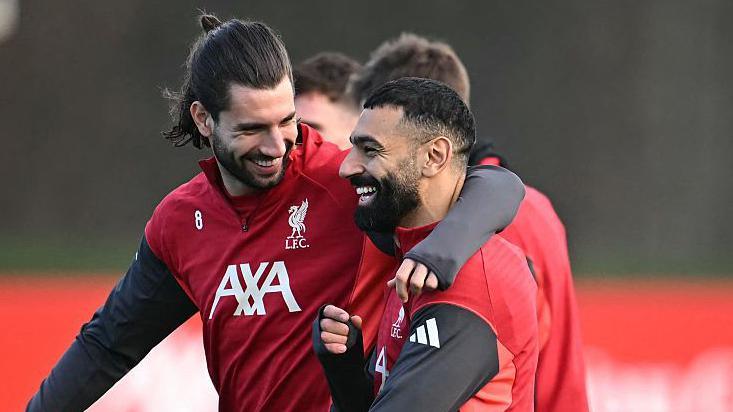 Salah involved in Liverpool training after outburst