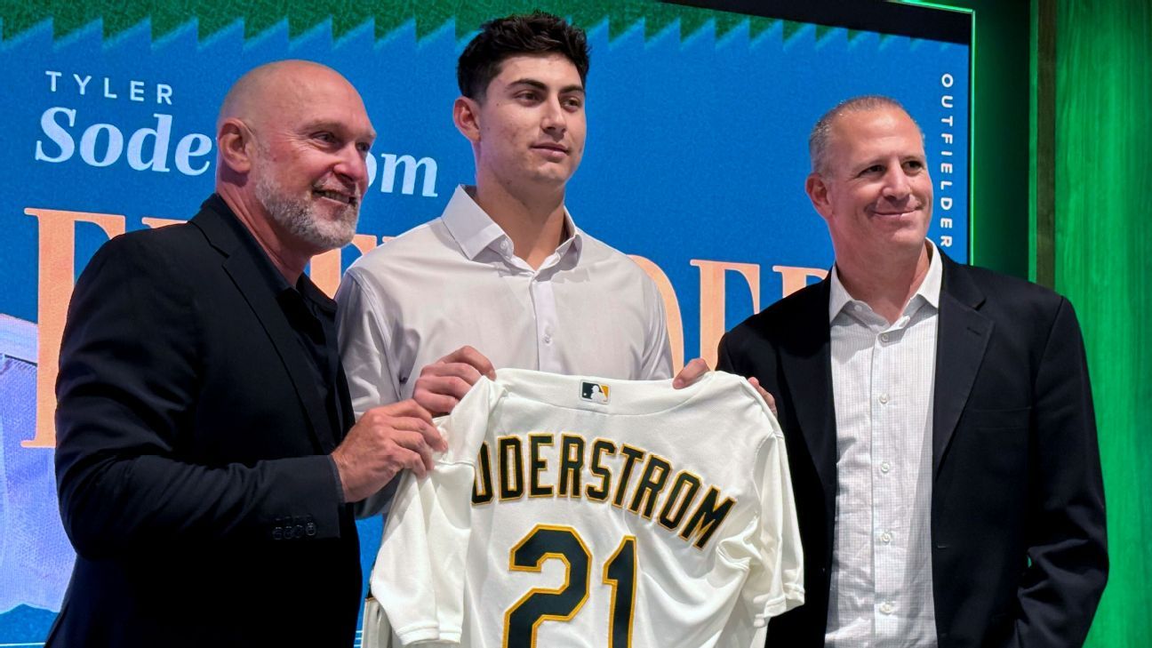 Soderstrom signs A’s deal at future Vegas home
