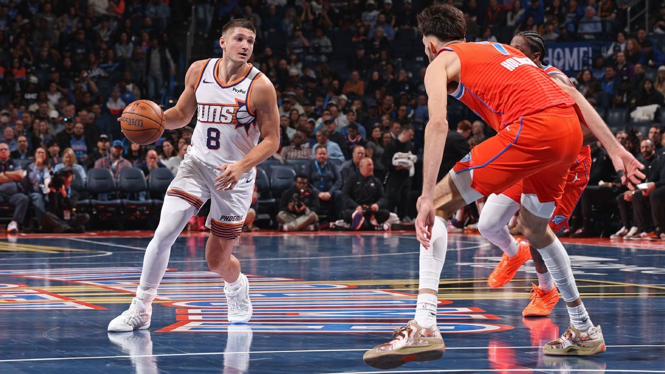 Suns’ Allen ejected after shoving OKC’s Holmgren