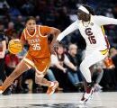 Texas jumps to No. 2 behind UConn in AP Top 25