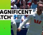 The Ashes 2025 third Test - day four: England's Ollie Pope out after diving catch from Australia's Marnus Labuschagne