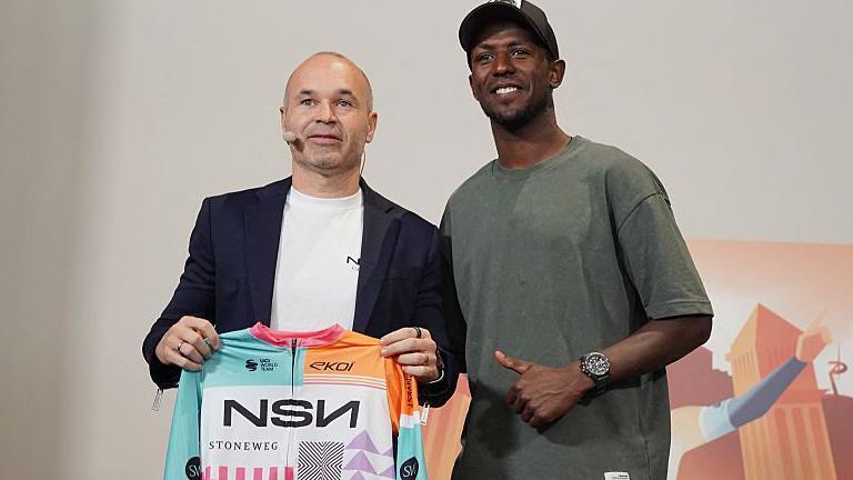 World Cup winner Andres Iniesta excited by new NSN cycling team