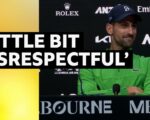 Australian Open - Novak Djokovic calls reporter 'disrespectful' after reaching semi finals following Lorenzo Musetti retirement