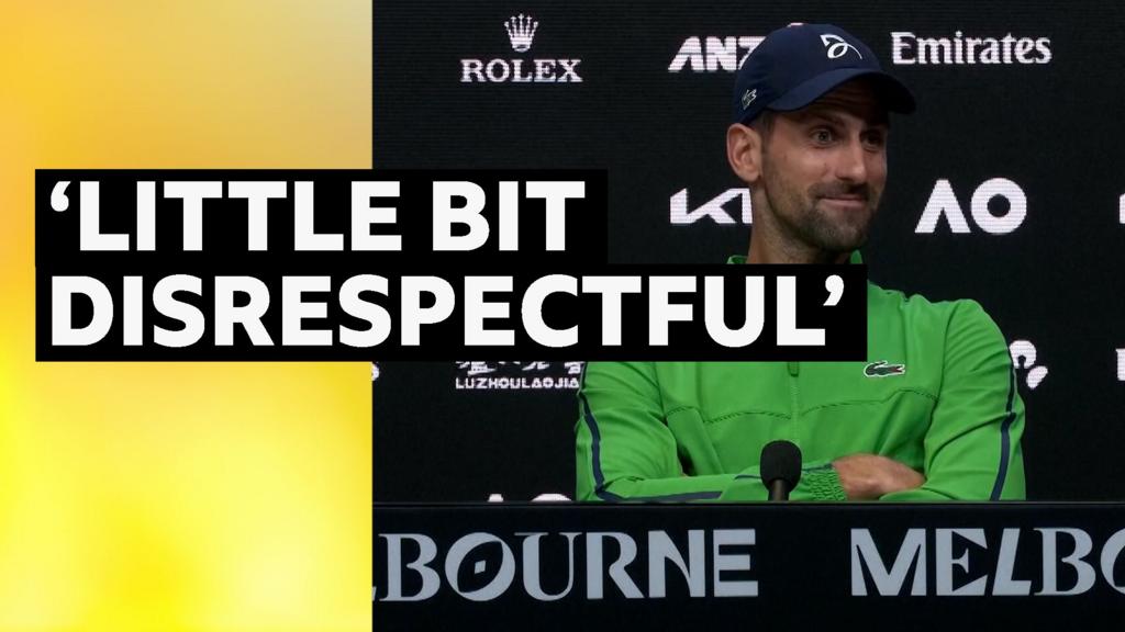 Australian Open - Novak Djokovic calls reporter 'disrespectful' after reaching semi finals following Lorenzo Musetti retirement