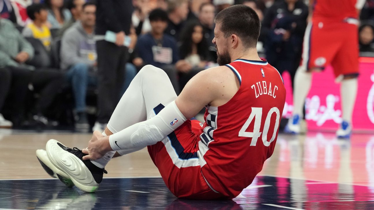 Clippers’ Zubac (ankle) available to return Sat.