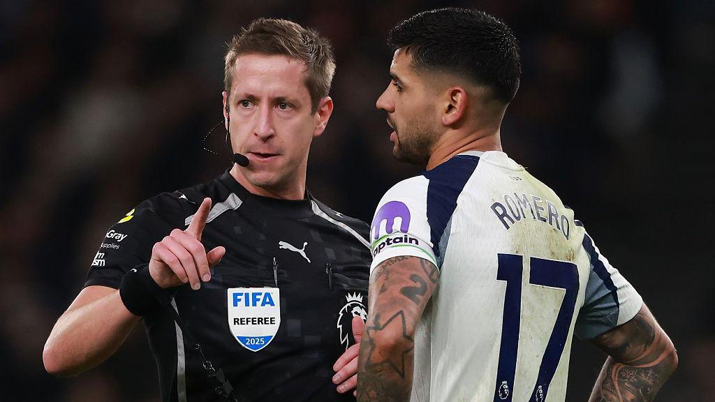 Cristian Romero: Tottenham captain given additional ban after red card against Liverpool