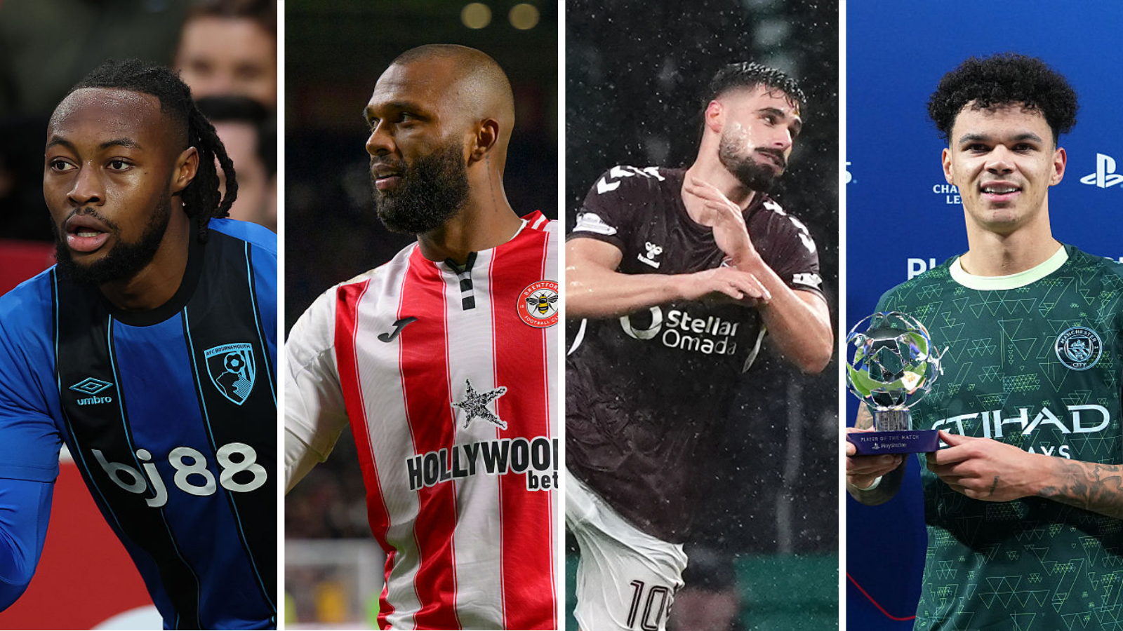 Eight players hoping for a big 2026: Antoine Semenyo, Igor Thiago, Claudio Braga and Nico O'Reilly