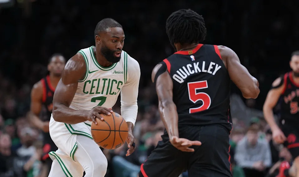 Jaylen Brown, Celtics hold off Raptors 125-117 at TD Garden