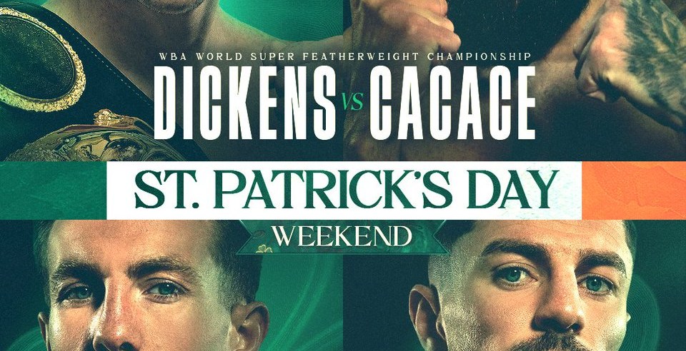 Jazza Dickens vs Anthony Cacace official for March 14th in Dublin