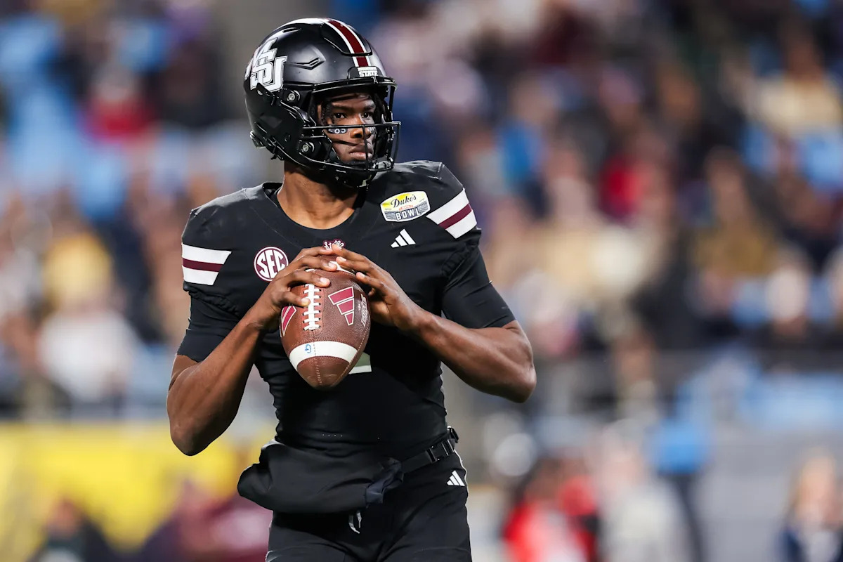 Kamario Taylor injury update: Mississippi State QB carted off with gruesome leg injury