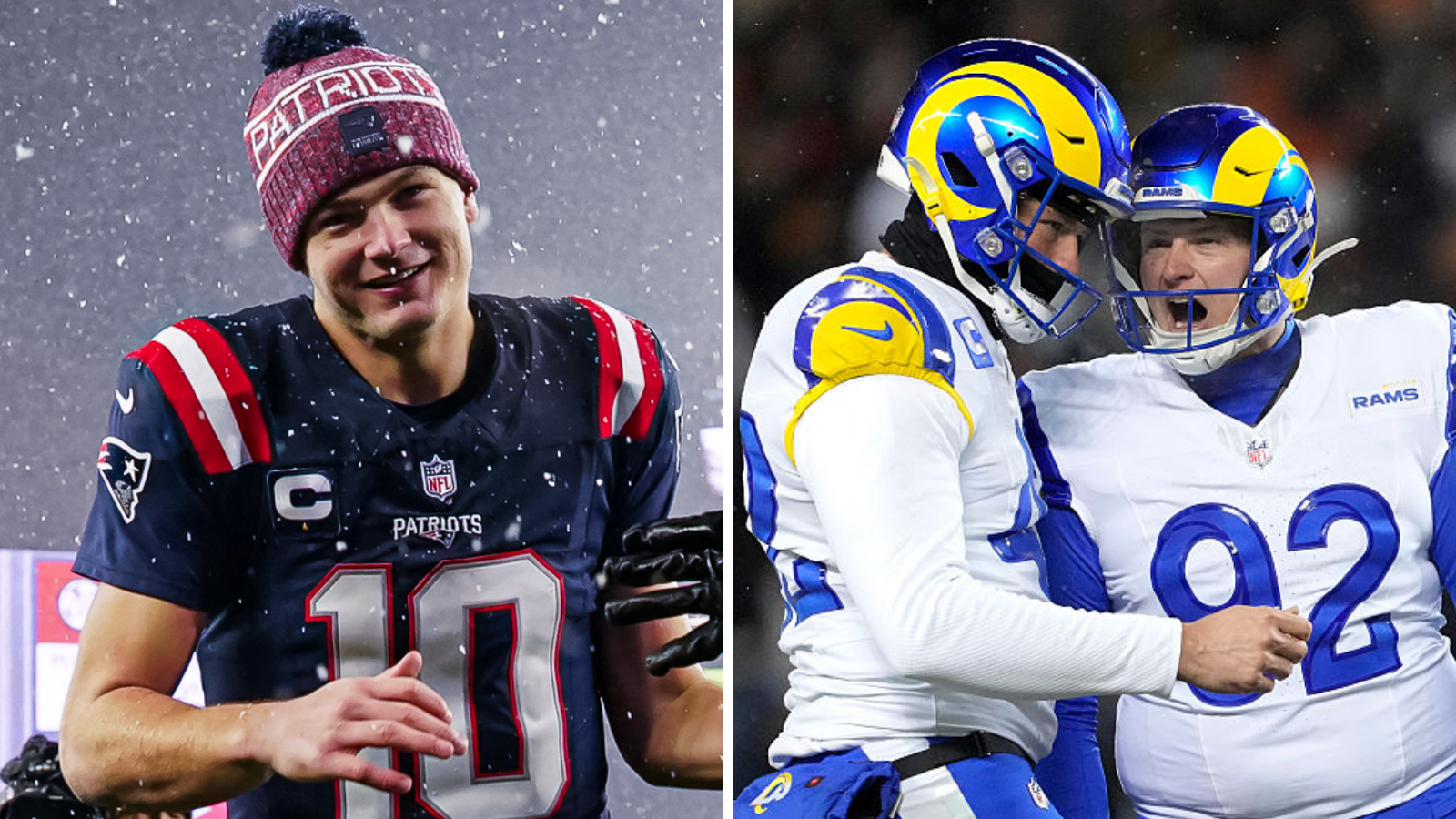 NFL play-offs: Los Angeles Rams and New England Patriots reach Conference Championships