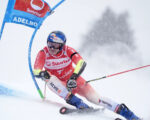 Swiss ski star Odermatt leads World Cup giant slalom seeking record 5th straight win at Adelboden